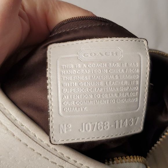 Coach Tan and Cream Hobo Bag - Picture 7 of 9